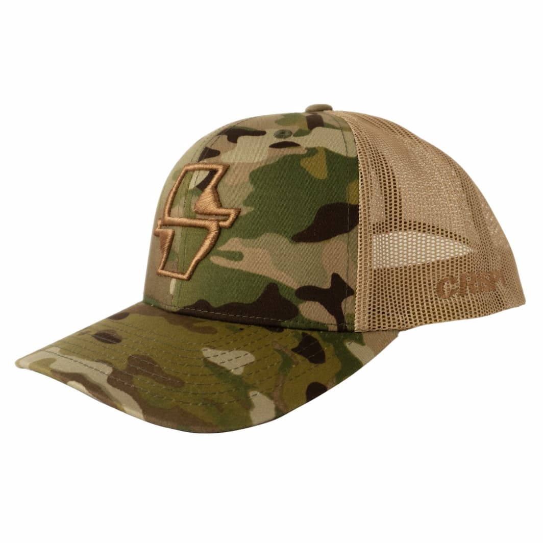 Hat-Multicam-Tan-Panel-Curved-Brim-Brown