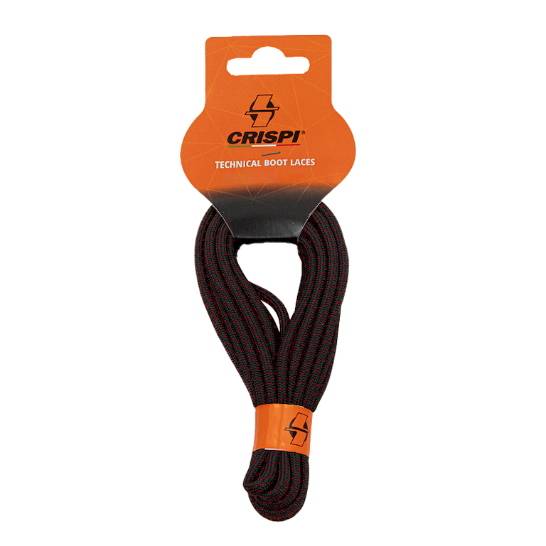 CRISPI Black Red Speckled Lace