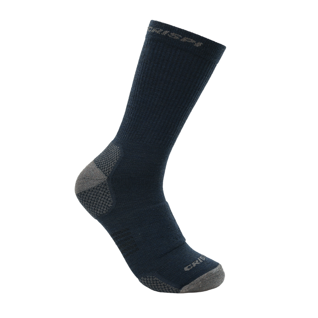 Ridge 3-Quarter Crew Lightweight Sock-Navy-Medium