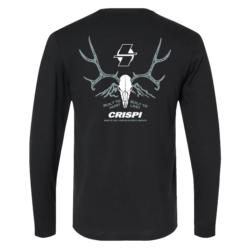 Long Sleeve Shirt Deer-Black-Small