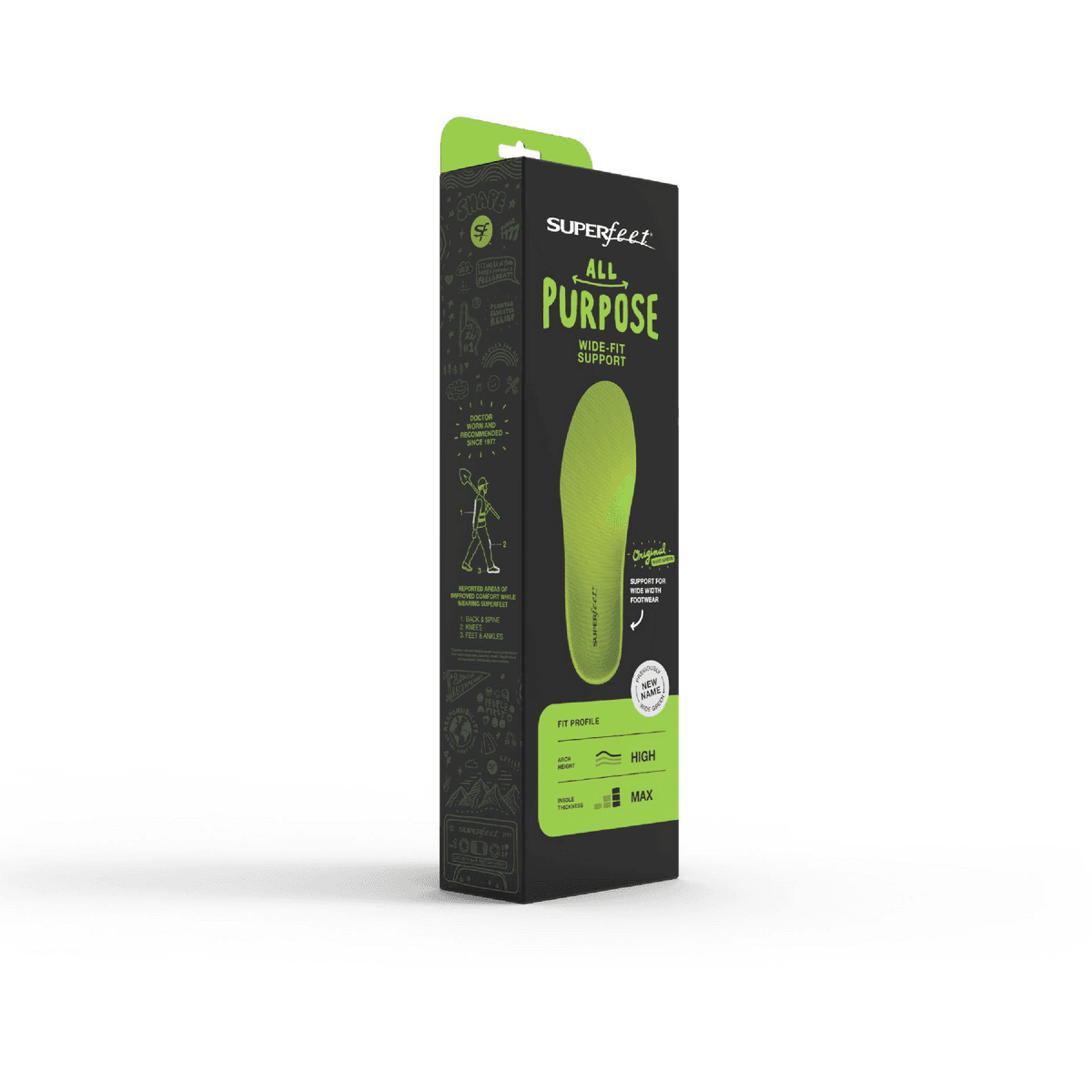 Superfeet All Purpose Wide-Fit Support 6