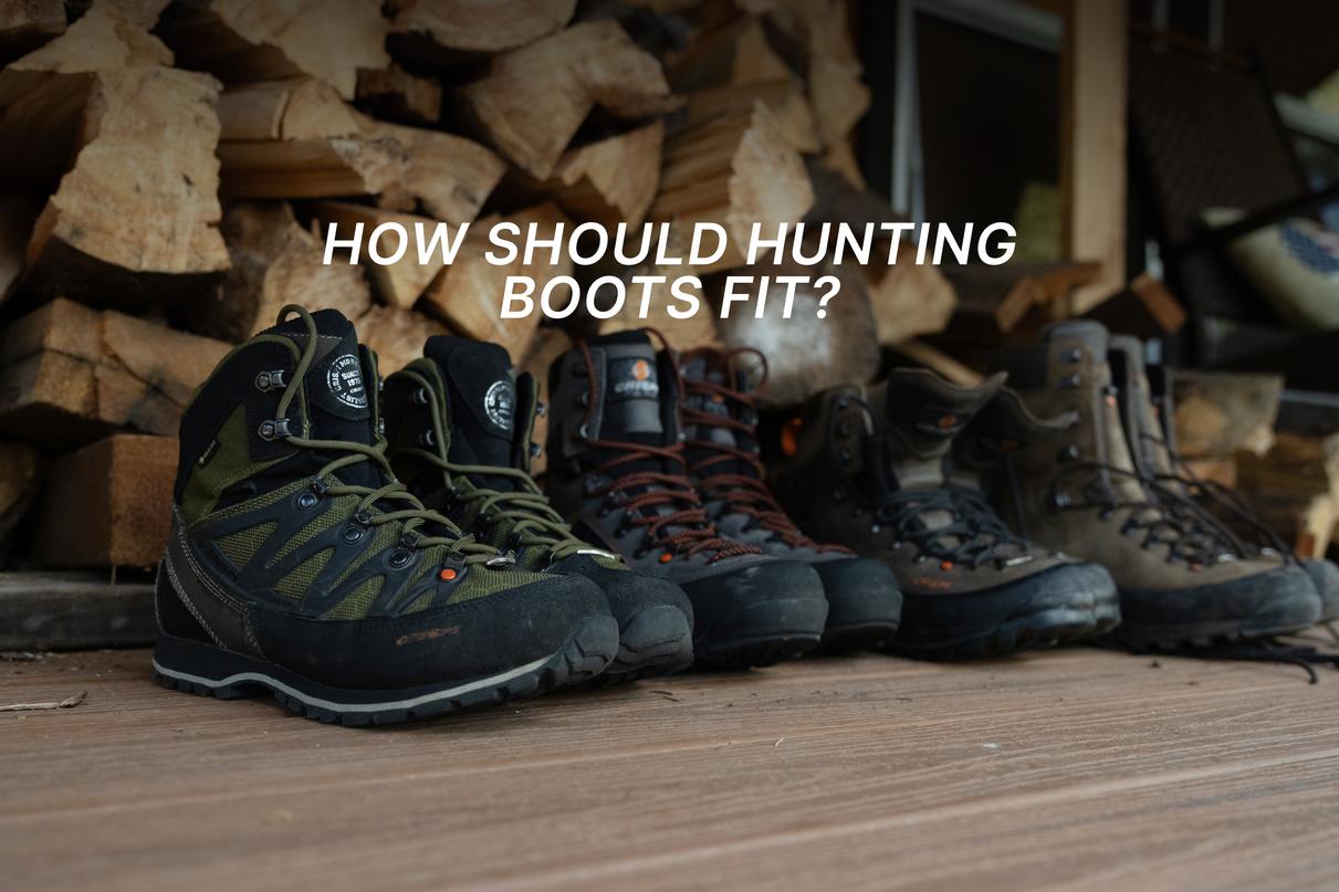 how should my hunting boots fit