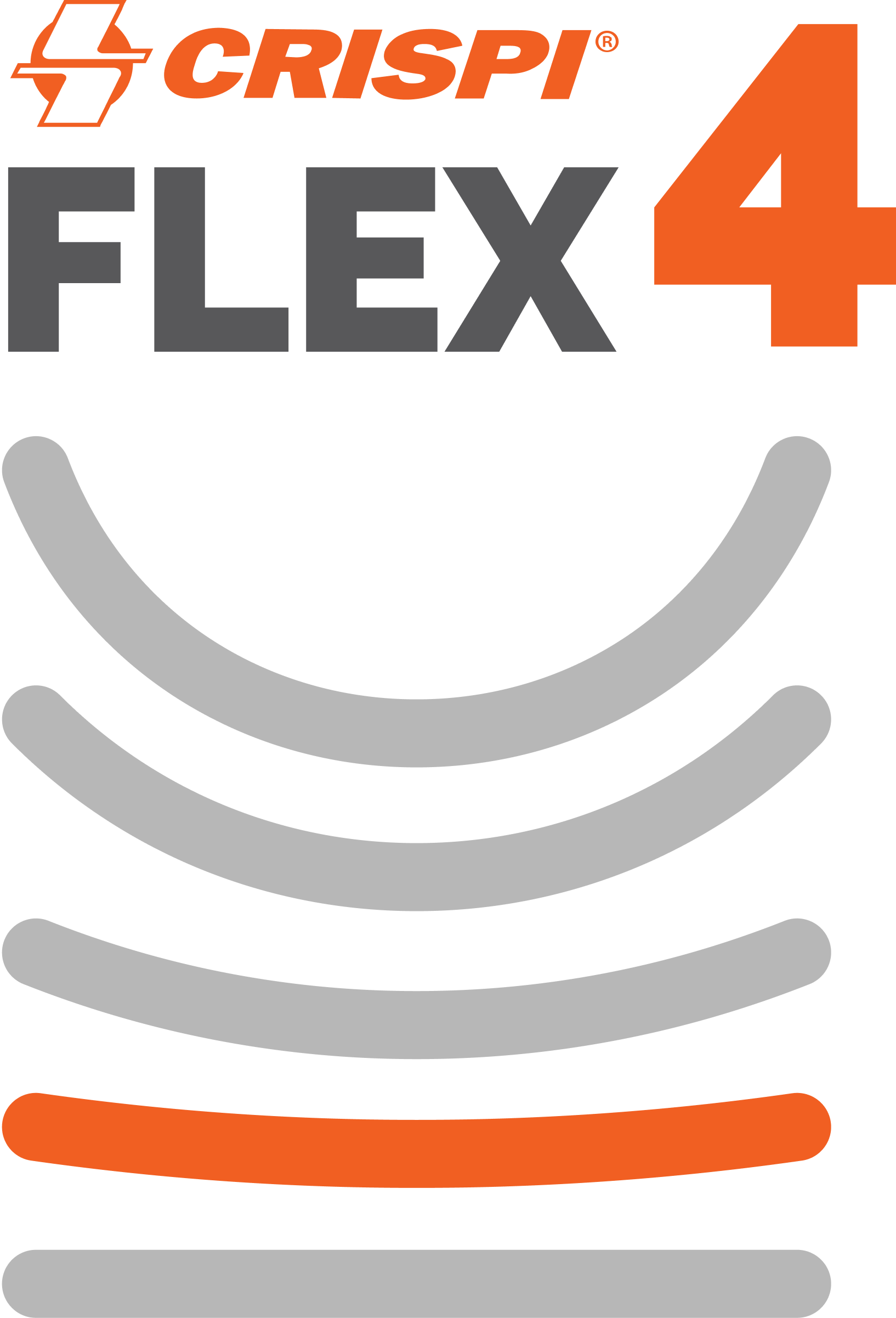CRISPI flex rating 4, Moderate/Stiff icon